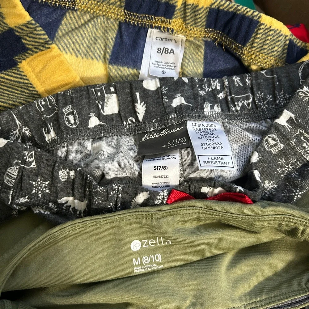 Puma Old Navy Cat & Jack 5pc Clothing Lot Girls M L Multicolored Leggings Tops